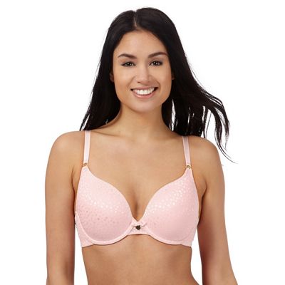 The Collection Light pink spot embroidered 'Perfect Fit' t-shirt bra